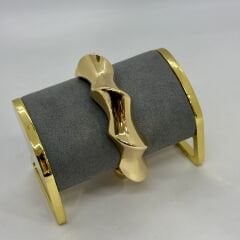 Özel Seri Kıvrım Bombeli Kelepçe Bileklik