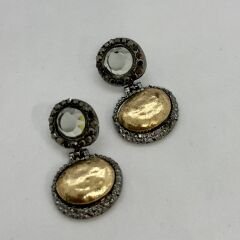 Marka Model Zirkon Taş Çevrili Küpe