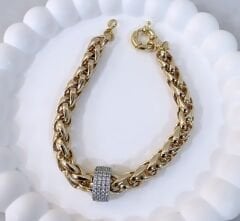 Özel Seri 14K Altın Kaplama Bileklik