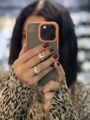 Özel Seri Zirkon Taşlı Renkli Yıldız Detay Yüzük