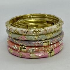 Özel Seri Kemik Mineli 5’li Kelepçe Bileklik Seti