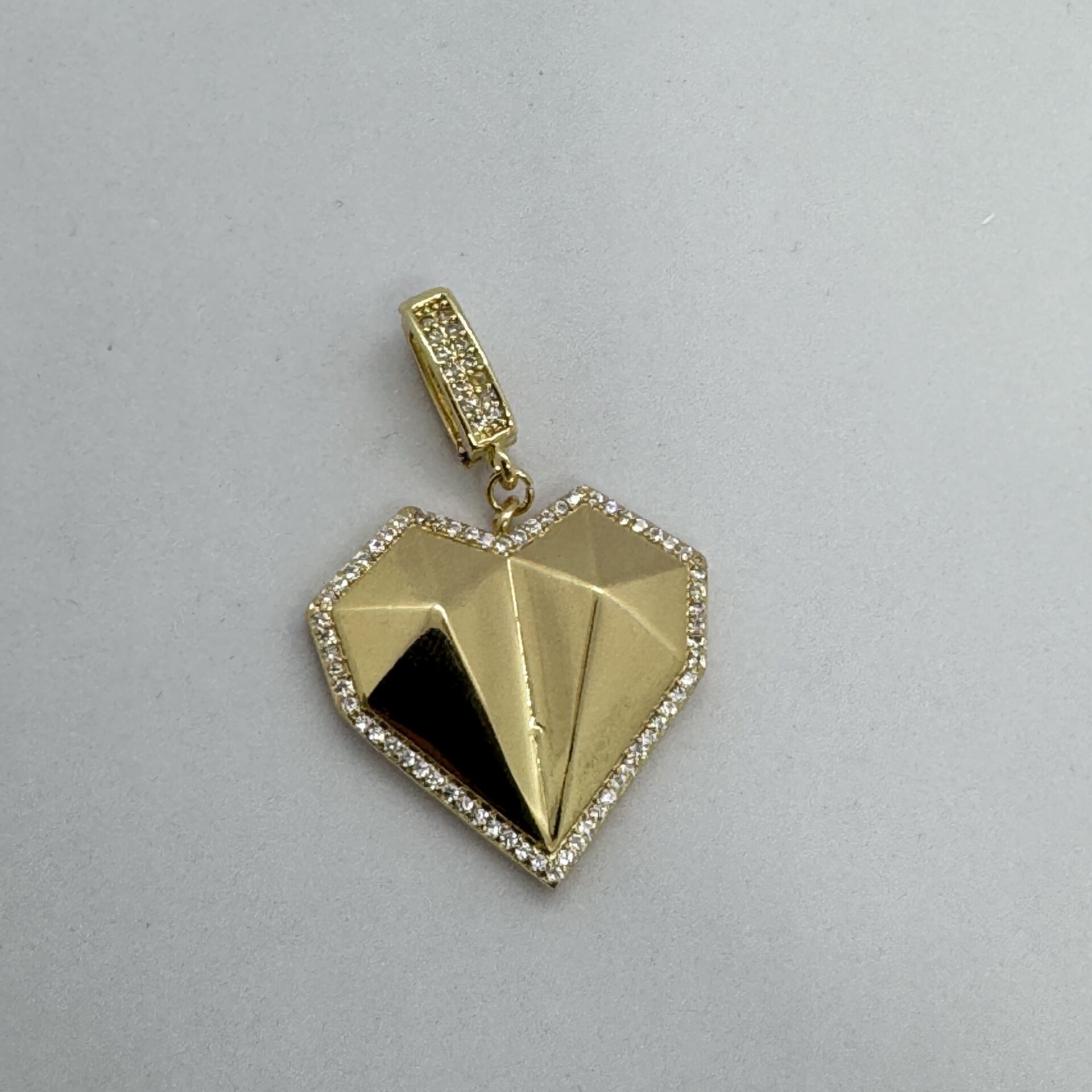Özel Seri Zirkon Taşlı Kalp Figür Çok Amaçlı Charm Uç