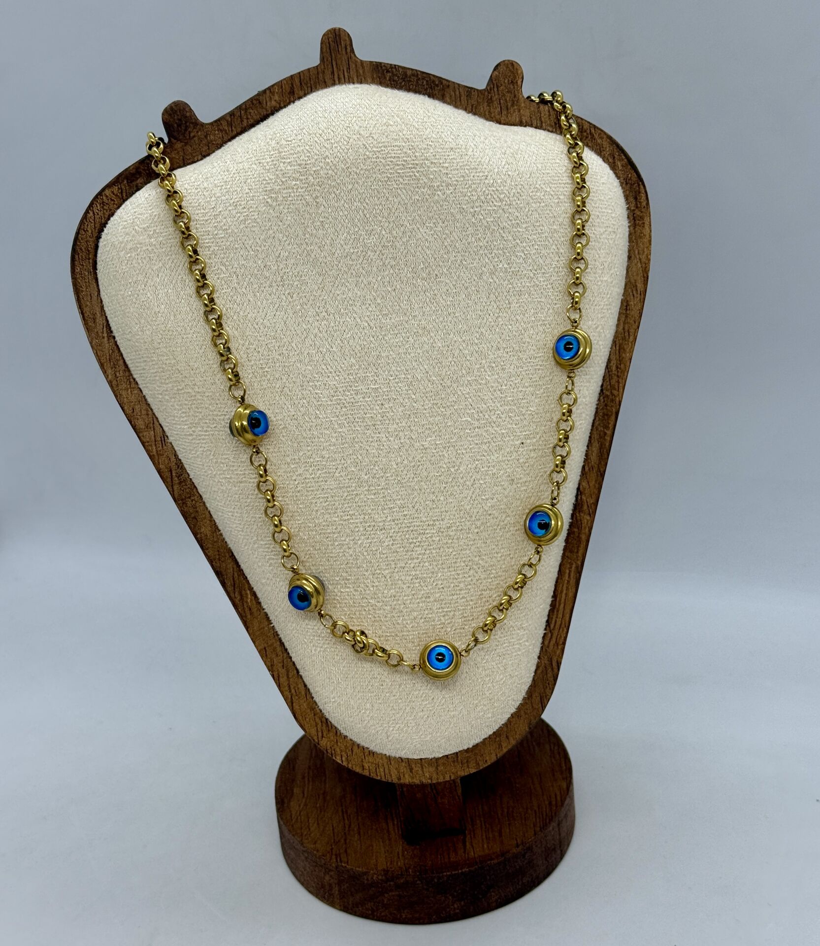 Özel Seri Gömme Nazar Boncuk Detay Kolye