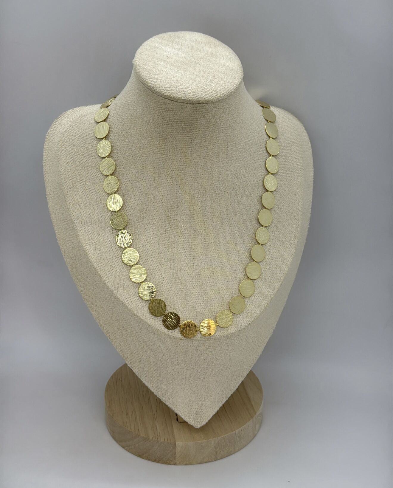 Özel Seri Dövme Çizik Plaka Tam Tur Daire Model Kolye