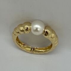 Özel Seri İnci Detay Burgu Kelepçe Bileklik