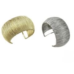 Çoklu Tel Görünüm Bombeli Kelepçe Bileklik