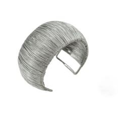 Çoklu Tel Görünüm Bombeli Kelepçe Bileklik