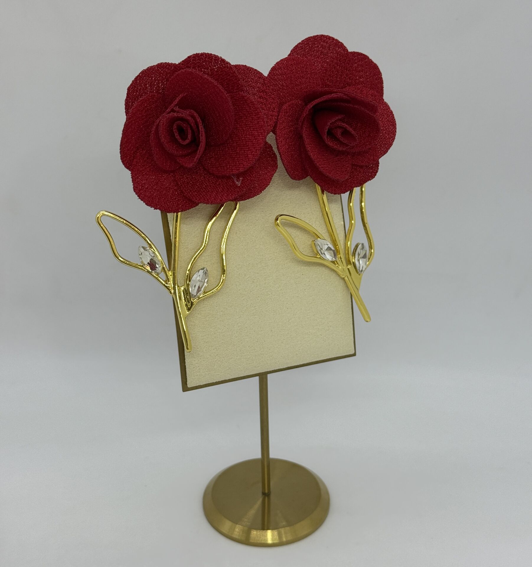 Özel Seri Tasarım Gül Küpe