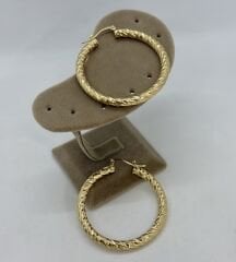 Özel Seri Tırtık Plaka Halka Küpe