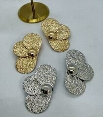 Özel Seri Yarım Çiçek Model Küpe