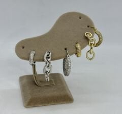 Özel Seri Zirkon Taşlı Set Küpe