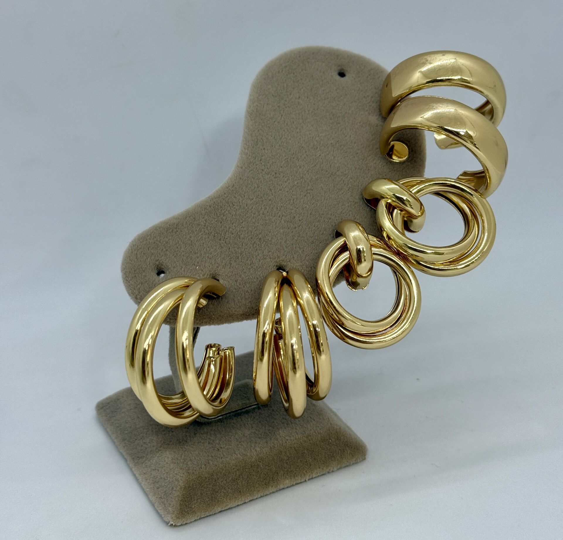 Özel Seri Üçlü Vintage Set Küpe