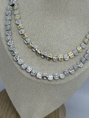 Özel Seri İki Renk İkili Daire Model Kolye