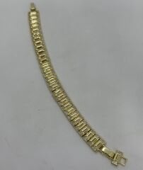 Özel Seri Zirkon Taşlı 14K Altın Kaplama Bileklik