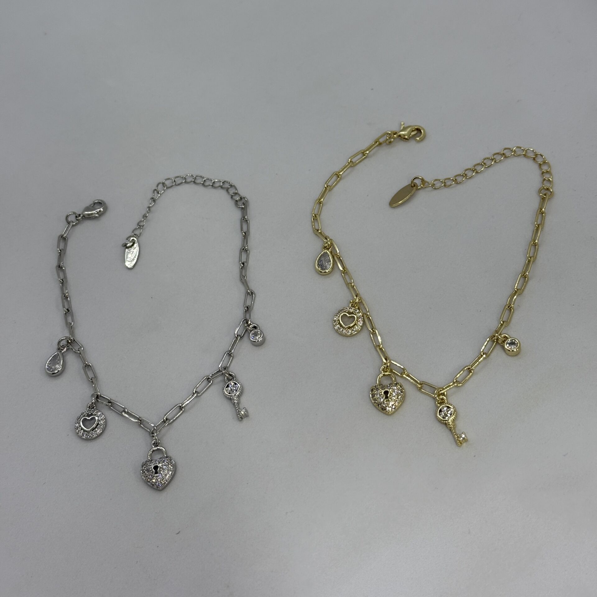 Özel Seri 14K Altın Kaplama Figür Sallantı Bileklik