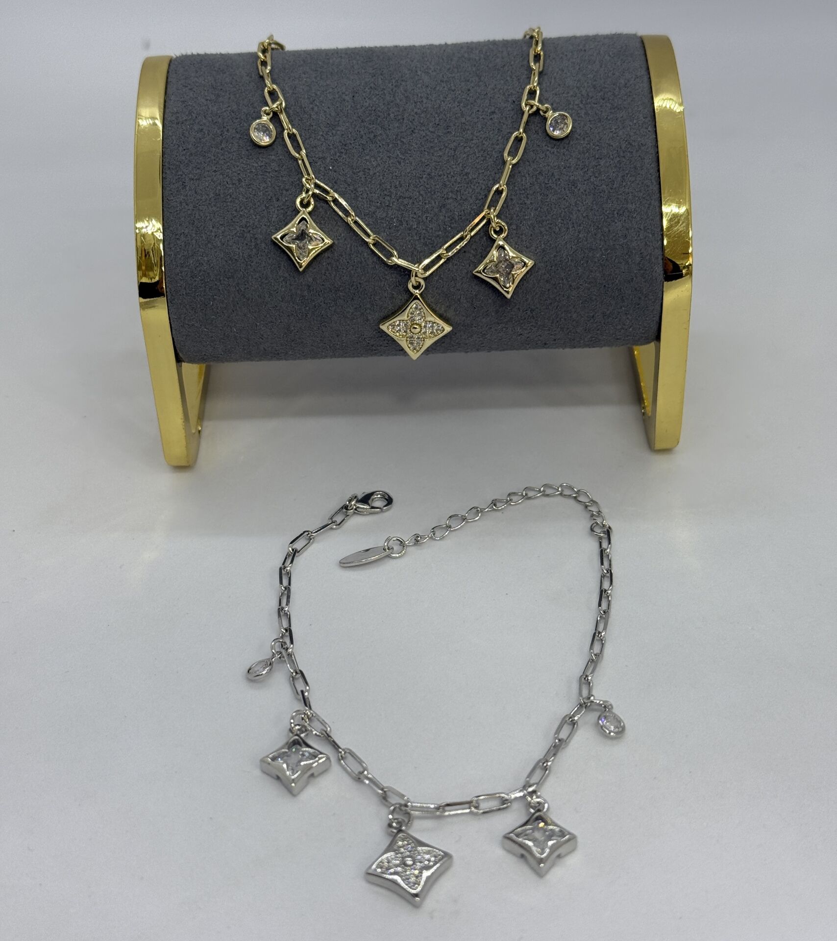 Özel Seri 14K Altın Kaplama Figür Sallantı Bileklik