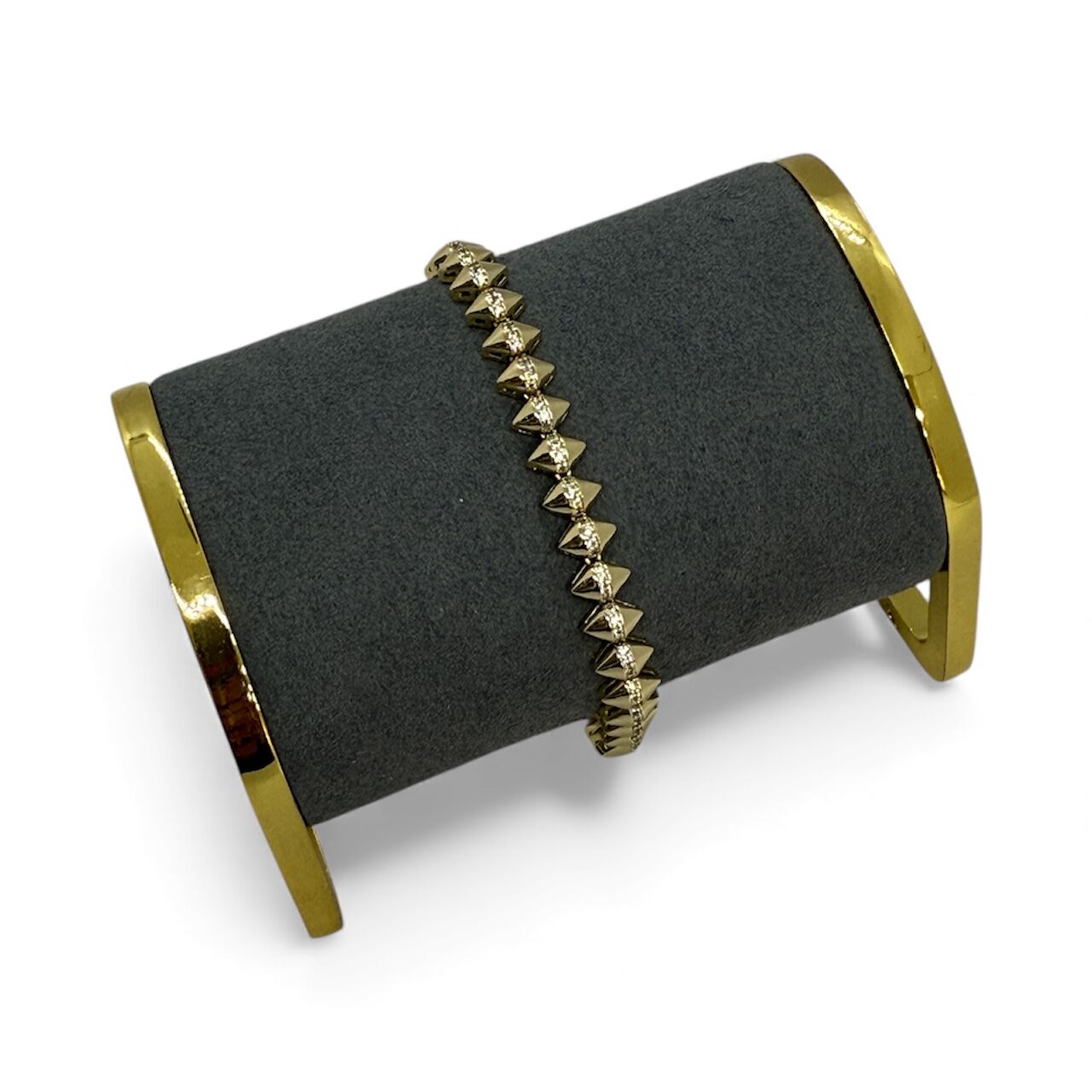 Özel Seri Zirkon Taşlı 14K Altın Kaplama Bileklik