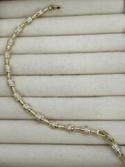 Özel Seri Zirkon Taşlı 14K Altın Kaplama Bileklik