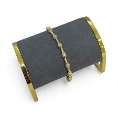 Özel Seri Zirkon Taşlı 14K Altın Kaplama Bileklik