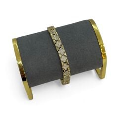 Özel Seri Zirkon Taşlı 14K Altın Kaplama Yonca Figür Bileklik