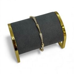 Özel Seri Zirkon Taşlı 14K  Altın Kaplama Damla Model Bileklik