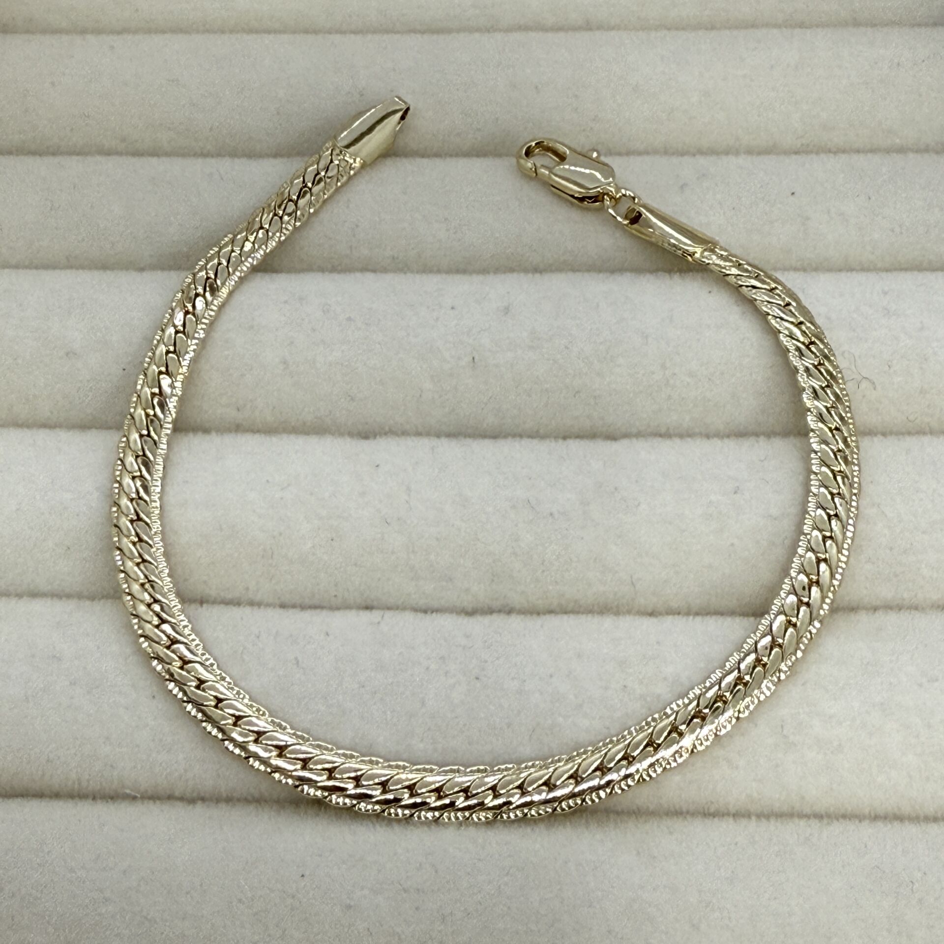 Özel Seri 14K Altın Kaplama Zincir Bileklik