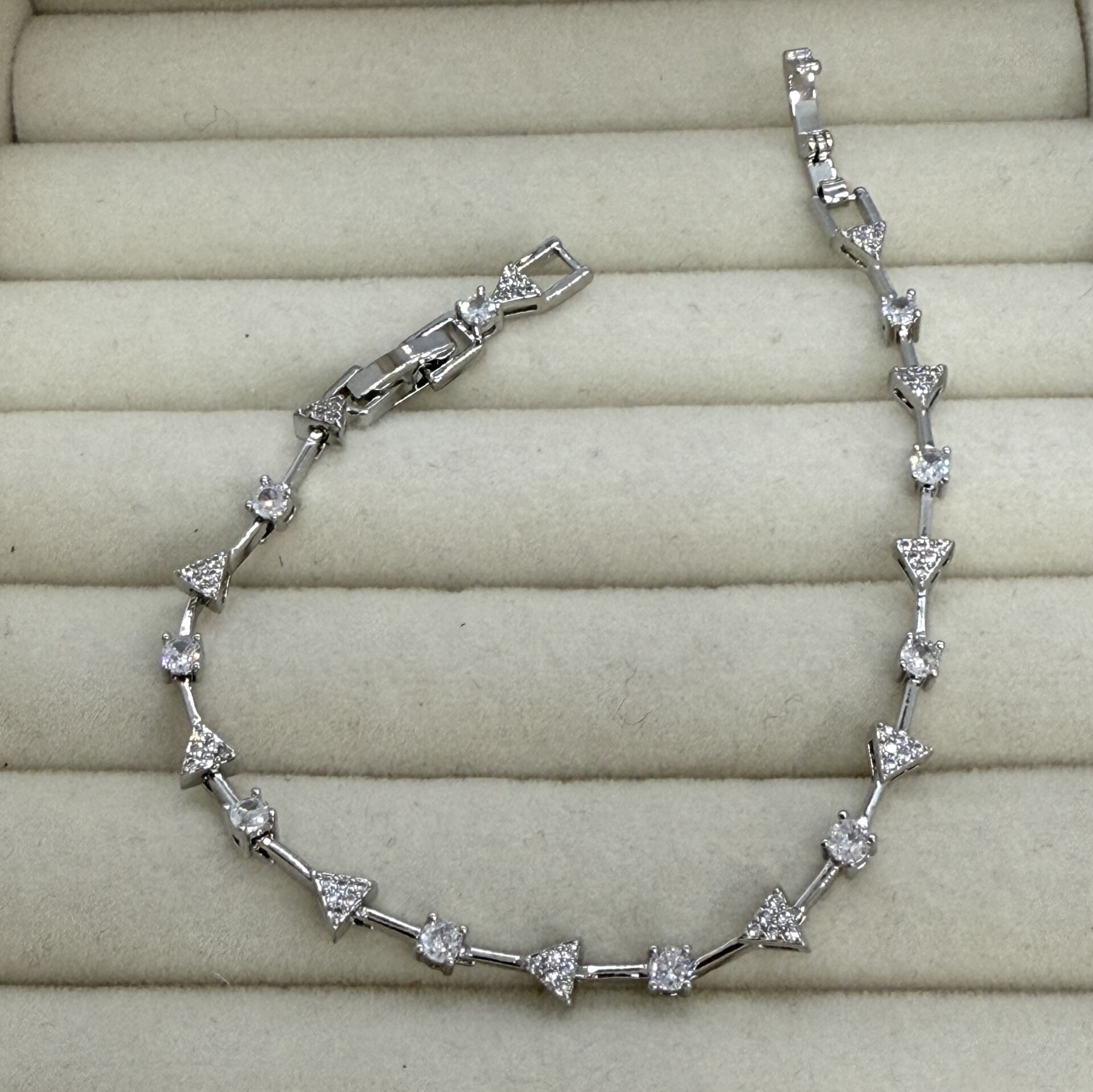 Özel Seri Zirkon Taşlı 14K Altın Kaplama Bileklik