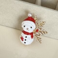 İthal Kartanesi Detay Kardan Adam Broş