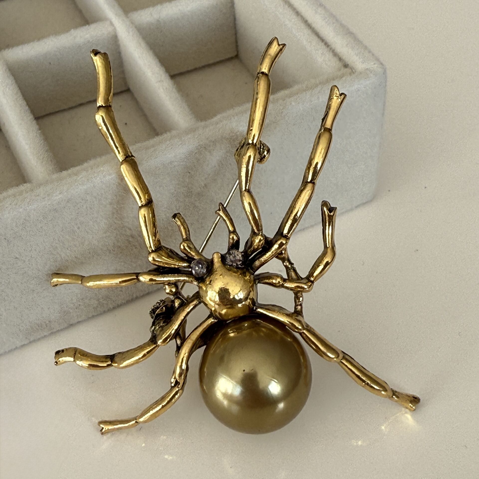 İthal Örümcek Broş