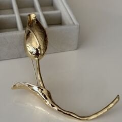 İthal Lale Model Broş