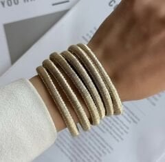 Özel Seri Çoklu Görünüm Parlak Kelepçe Bileklik