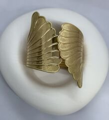 Özel Seri İşlemeli Kanat Görünüm Kelepçe Bileklik