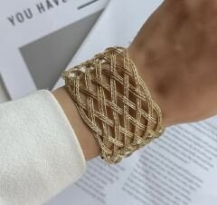 Özel Seri Kafes Model Kelepçe Bileklik