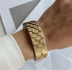 Özel Seri Pullu Kelepçe Bileklik