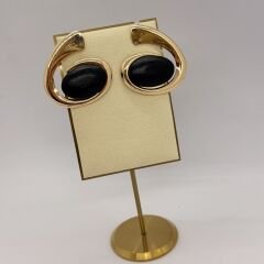 Marka Model Deri Detay Tasarım Küpe