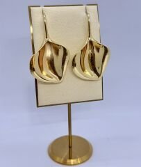 Özel Seri Bombeli Yaprak Küpe