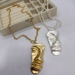 Özel Seri Plaka Silüet Kolye ( 82 Cm )