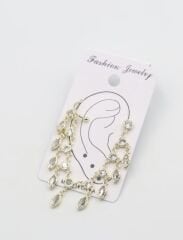 Özel Seri Damla Taş Sallantı Kıkırdak Küpe