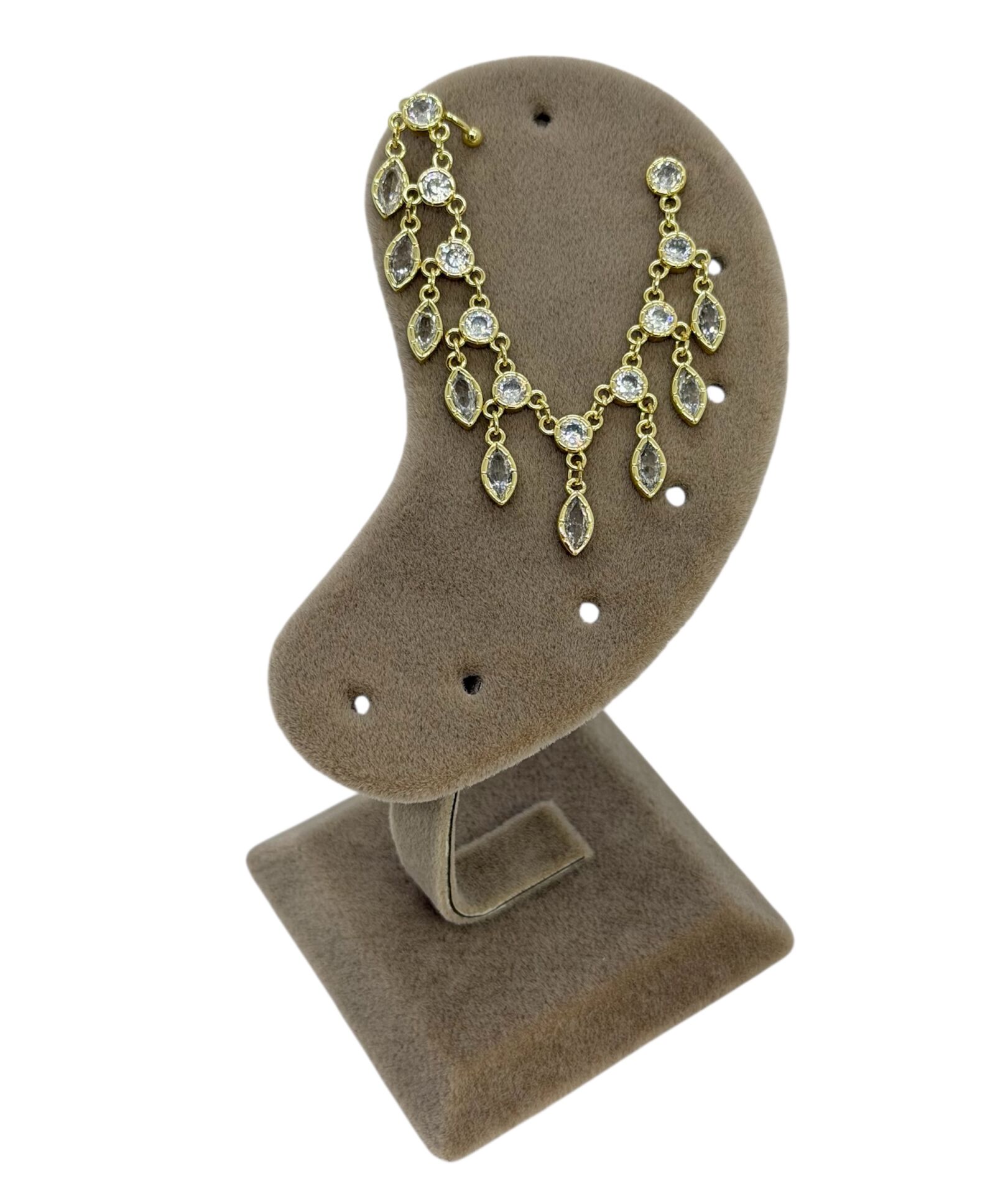 Özel Seri Damla Taş Sallantı Kıkırdak Küpe