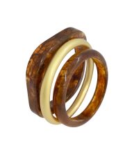 Özel Seri Marka Model Üçlü Mix Kelepçe Bilezik Seti