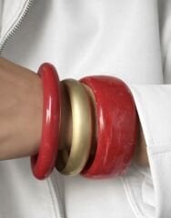 Özel Seri Marka Model Üçlü Mix Kelepçe Bilezik Seti