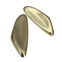 Asimetrik Oval Uzun Küpe