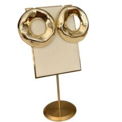 Dövme Plaka Daire Küpe