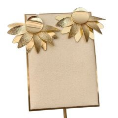 Yarım Çiçek Küpe