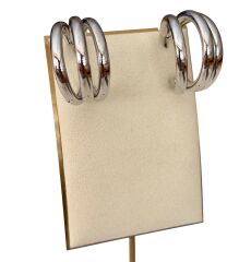 Üçlü Görünüm Büyük Boy Vintage Küpe