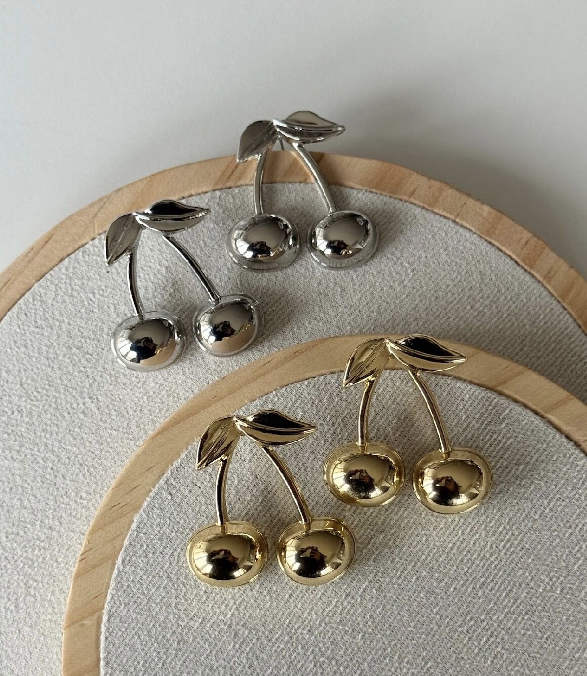 Özel Seri Plaka Kiraz Küpe