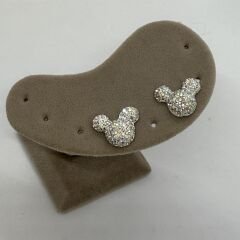 Özel Seri Full Zirkon Taşlı Mickey Küpe