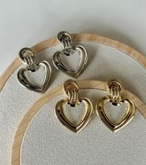 Özel Seri Vintage Kalp Küpe