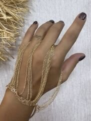 Özel Seri Parmak Arası Püskül Zincirli Bileklik