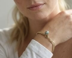 Özel Seri Renkli Gömme Nazar Figür Sallantılı Zincir Bileklik